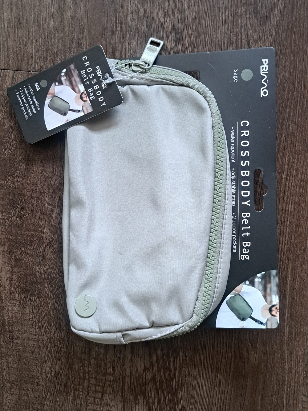 Sage Green Belt Bag Crossbody  NWT Lululemon Dupe Neutral Classic Minimalist